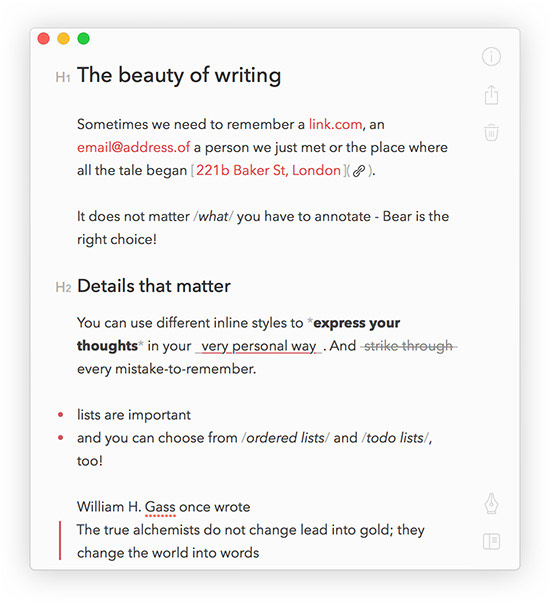 simple writing app for mac